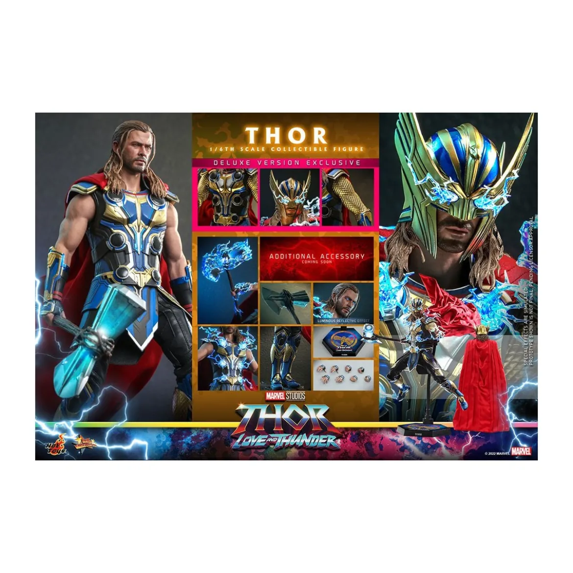 Hot Toys - THOR Deluxe Version - Thor: Love and Thunder Masterpiece figurine 1/6