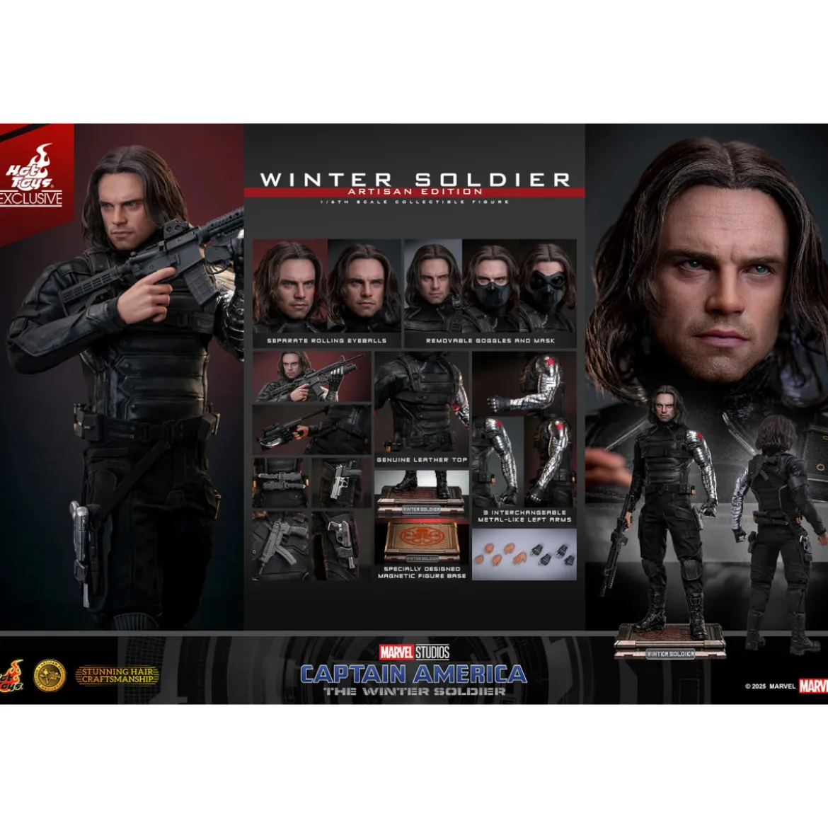 Hot Toys - Winter Soldier Artisan Edition MMS 1/6 - Captain America: The Winter Soldier