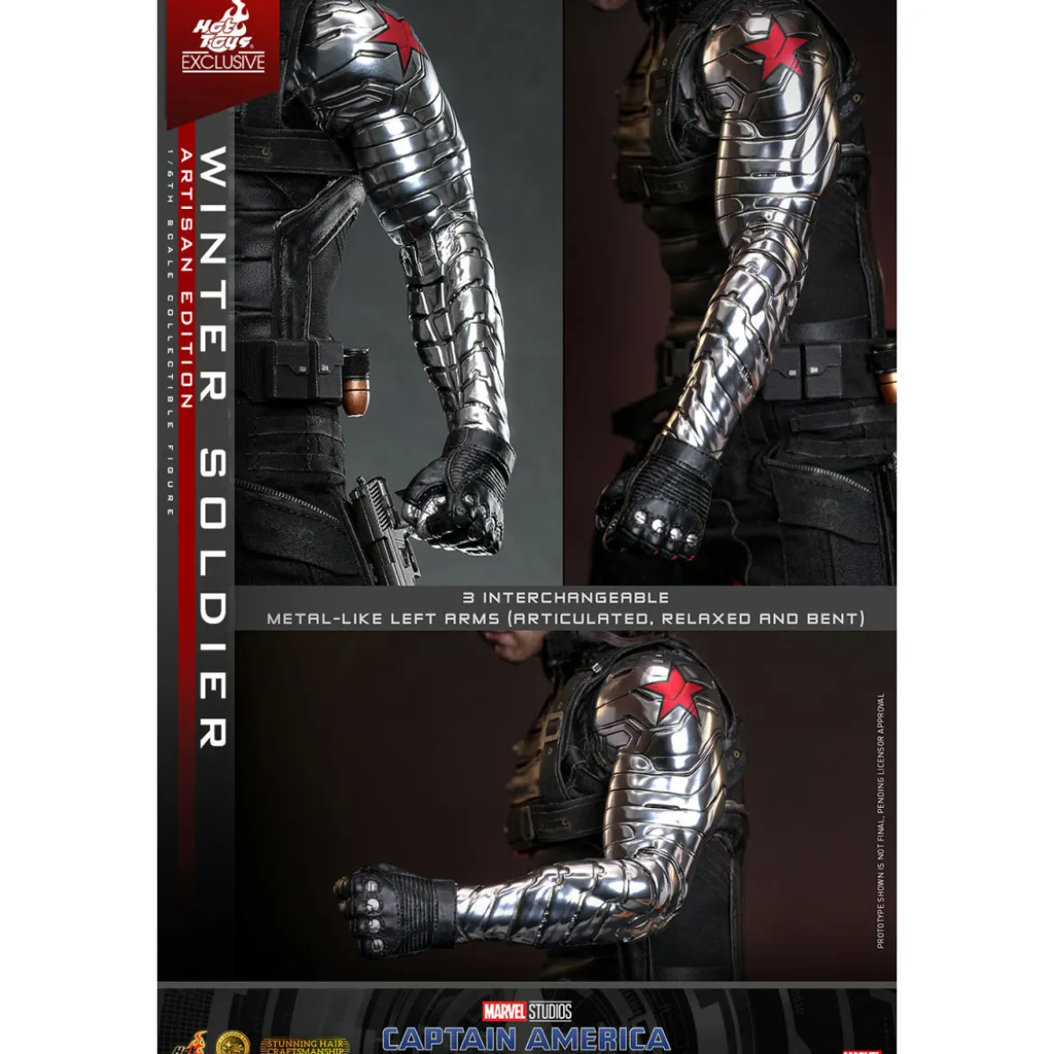 Hot Toys - Winter Soldier Artisan Edition MMS 1/6 - Captain America: The Winter Soldier