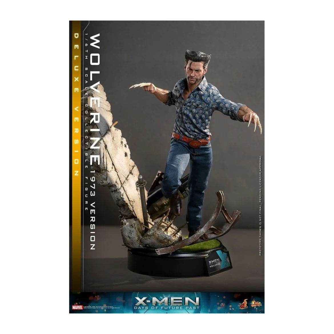 Hot Toys - Wolverine (1973 Version) Deluxe Version - X-Men Days of Future Past figurine 1/6