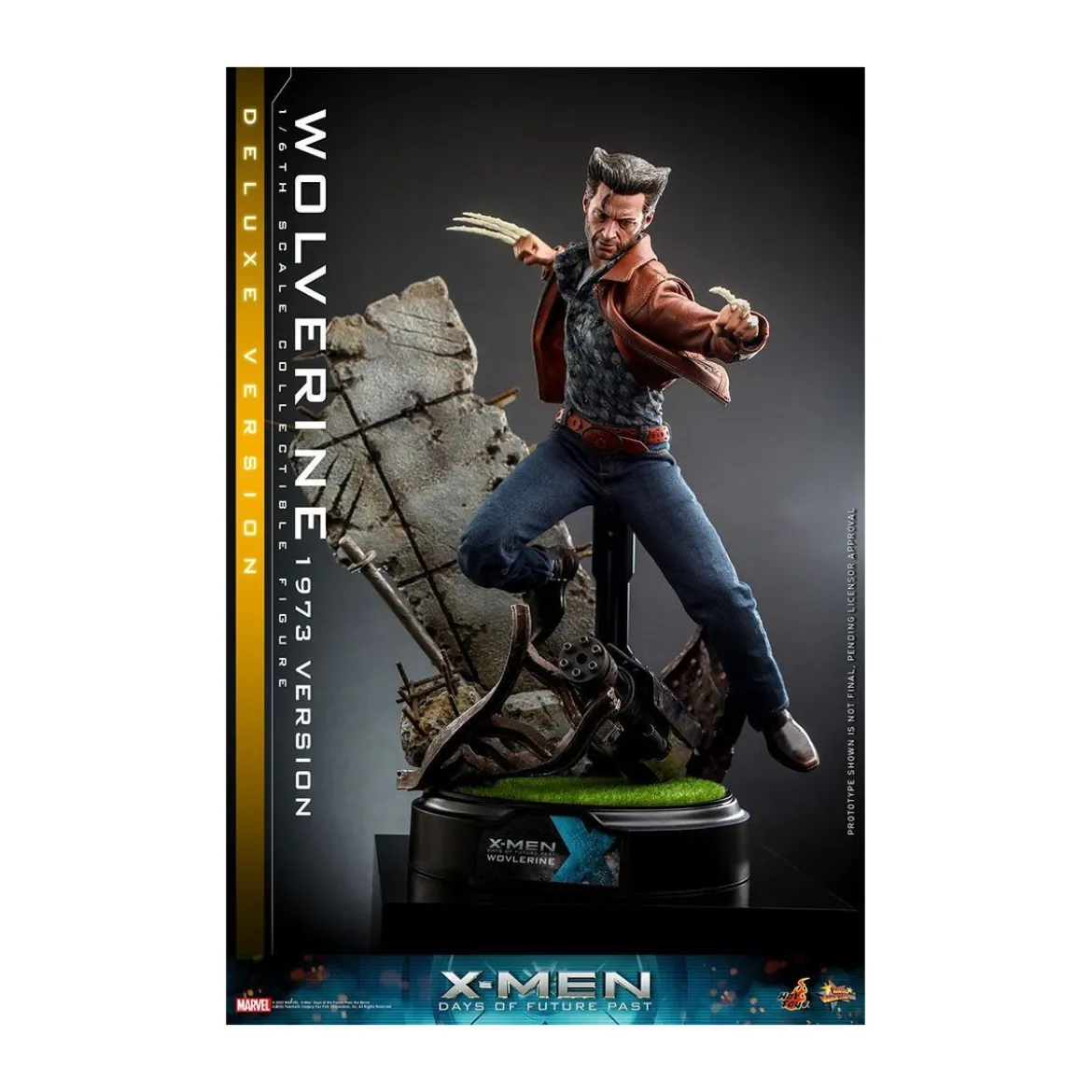 Hot Toys - Wolverine (1973 Version) Deluxe Version - X-Men Days of Future Past figurine 1/6