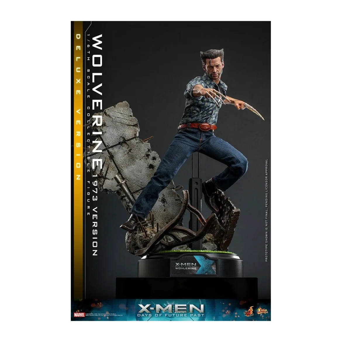 Hot Toys - Wolverine (1973 Version) Deluxe Version - X-Men Days of Future Past figurine 1/6
