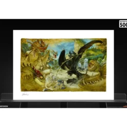 How to Train Your Dragon: How to Draw Your Dragon - Art Print by Heather Edwards - 46 x 61 cm - non encadrée