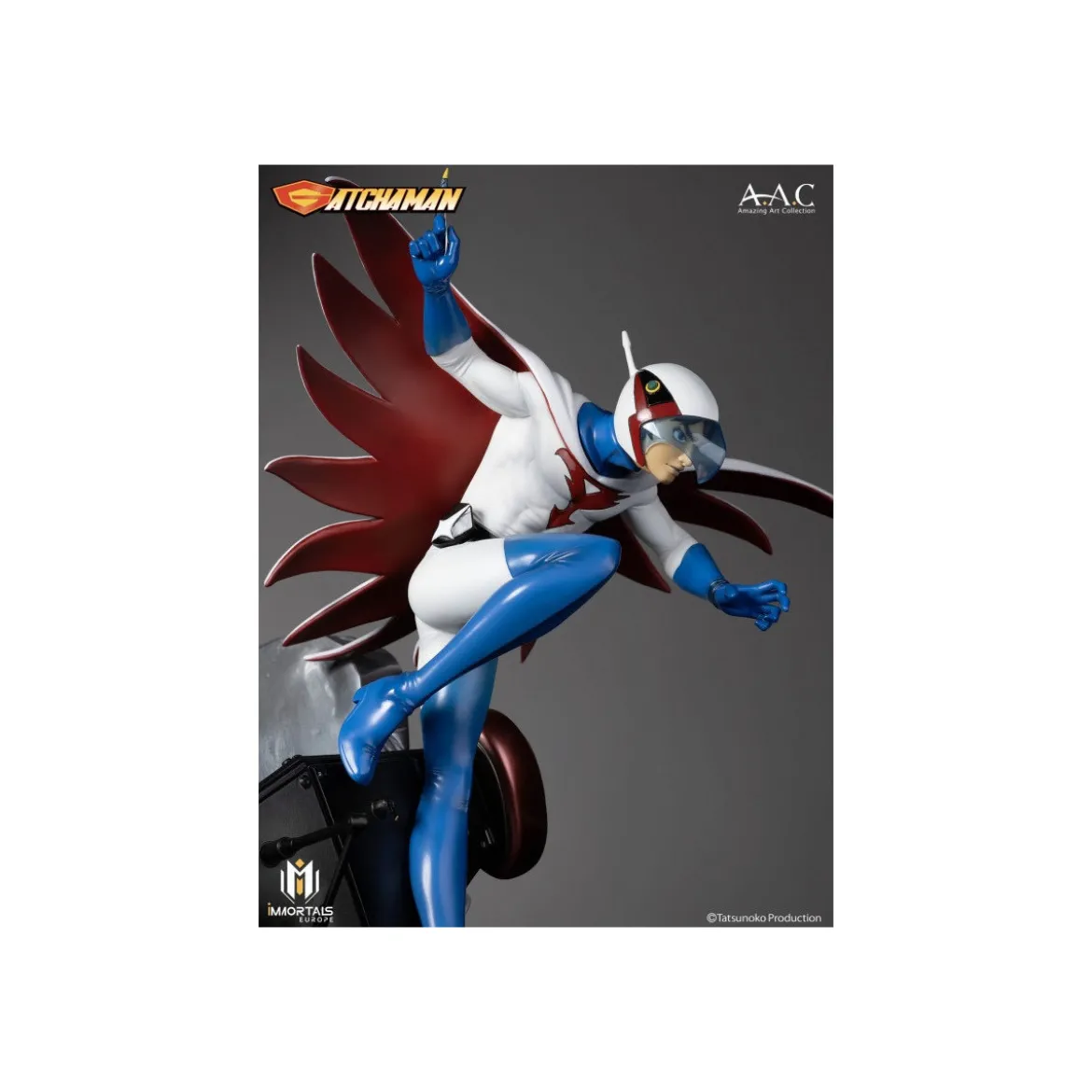 Immortals Collectibles Gatachman - Ken The Eagle The Leader Of The Science Ninja Team - Amazing Art Collection 1/7