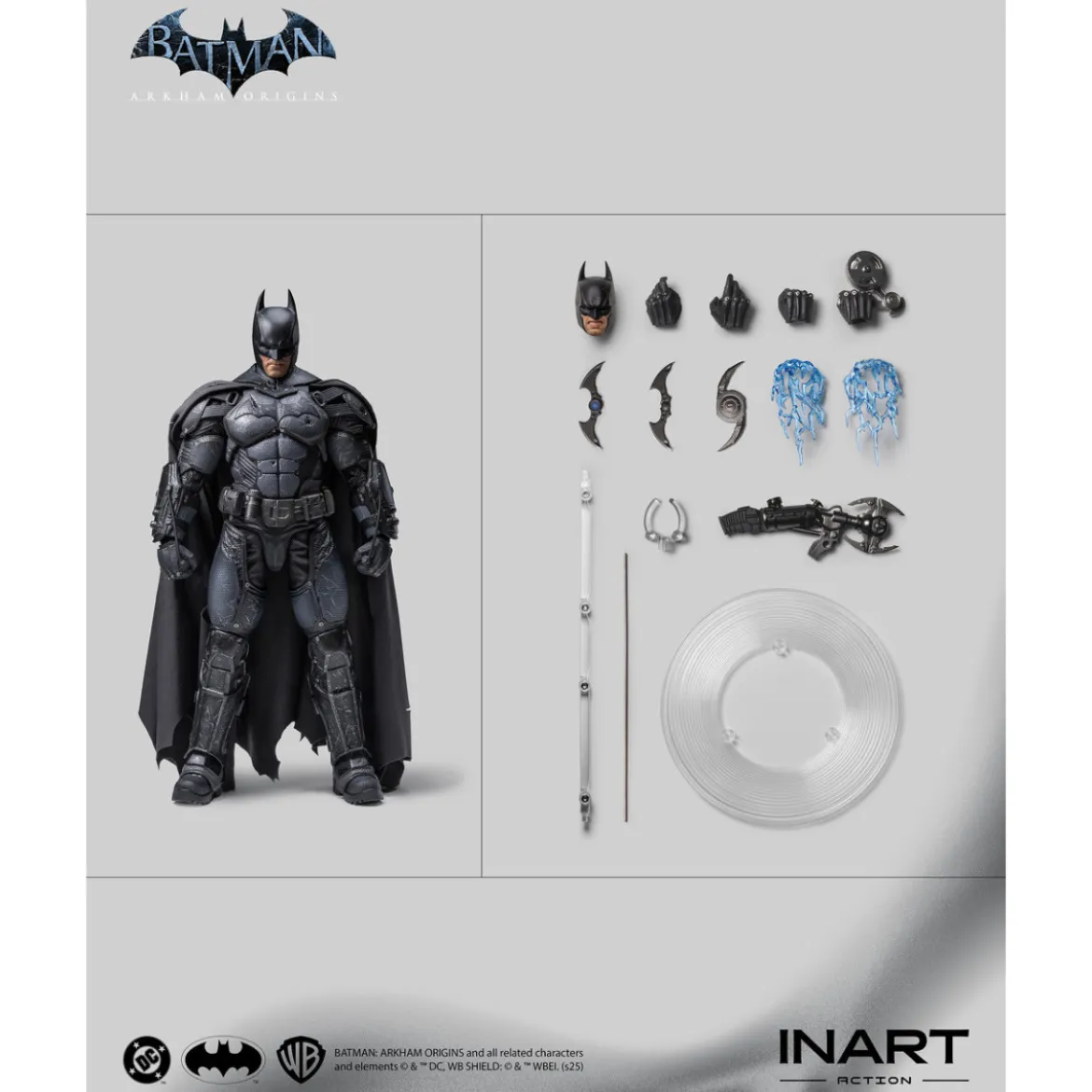 INART - Batman (Battle Damaged Version) - Batman: Arkham Origins 1/12 Scale Figure