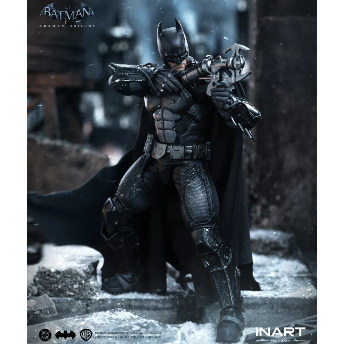 INART - Batman (Battle Damaged Version) - Batman: Arkham Origins 1/12 Scale Figure