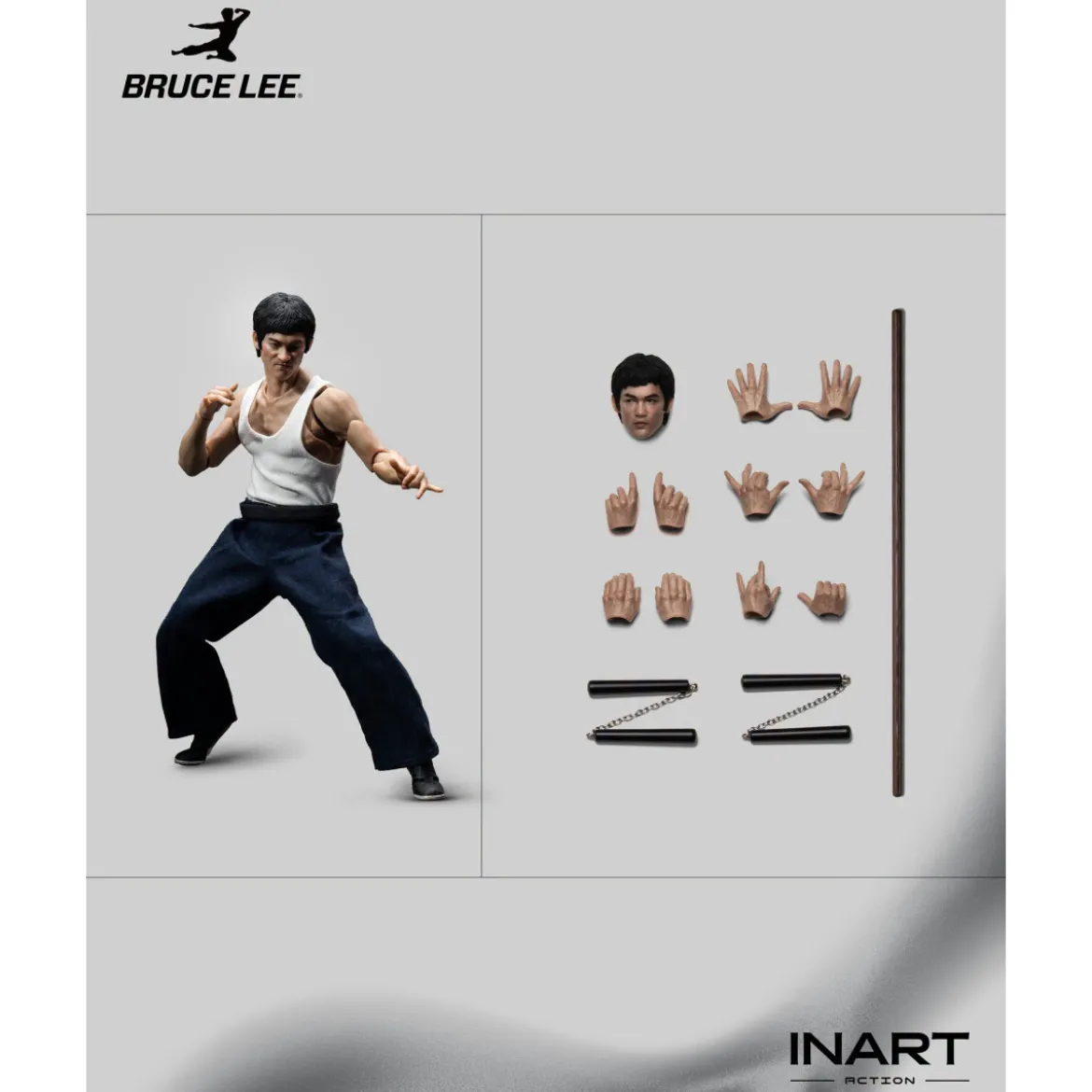 INART - Bruce Lee (Kung Fu Outfit) 1/12 Action Figure