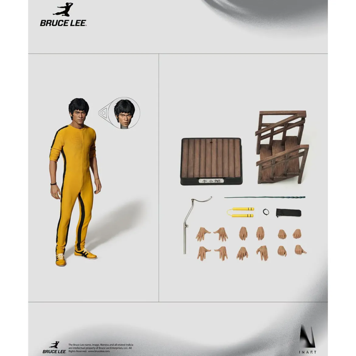 INART - Bruce Lee (Yellow Jumpsuit) 1/6 Collectible Figure - Le Jeu de la Mort