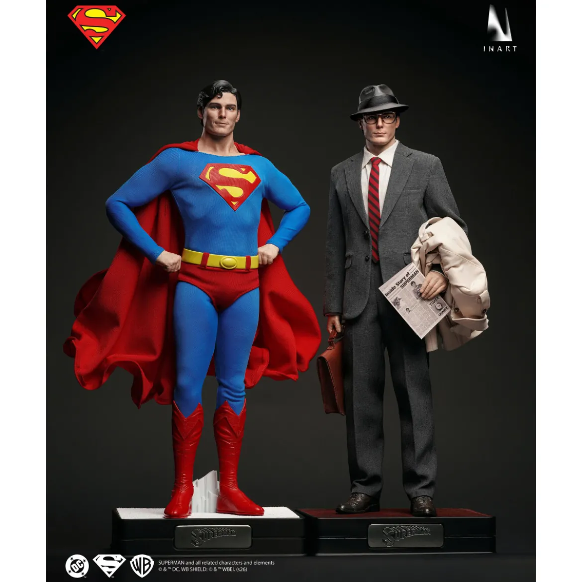 INART - Superman & Clark Kent 1978 1/6 Scale Collectible Figurine