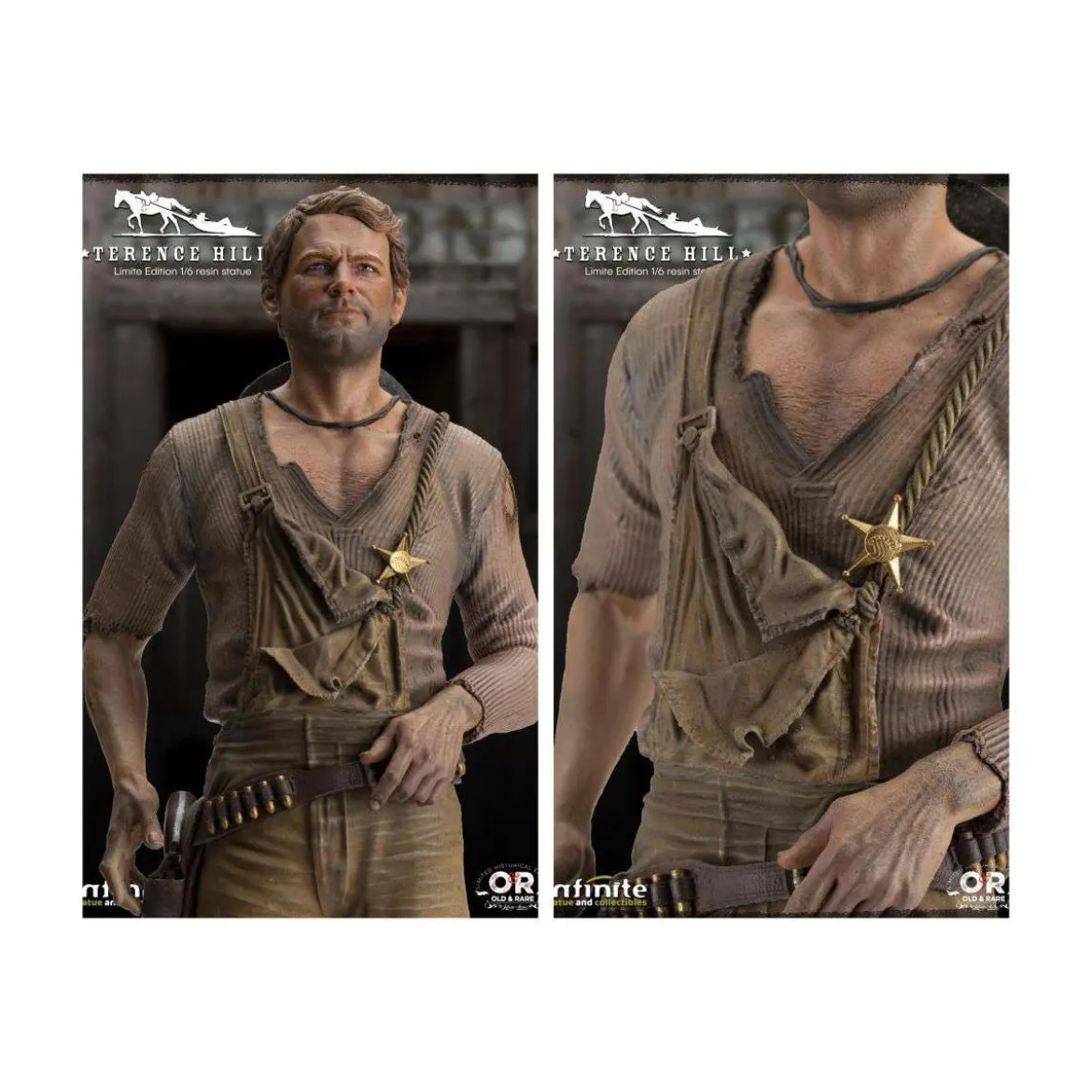 Infinite Statue - Terence hill - OLD&RARE 1/6 Resin Statue