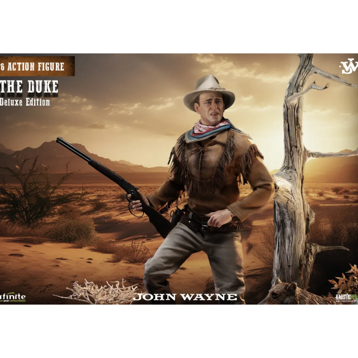 Infinite Statue X Kaustic Plastik - John Wayne The Duke Deluxe Edition 1/6