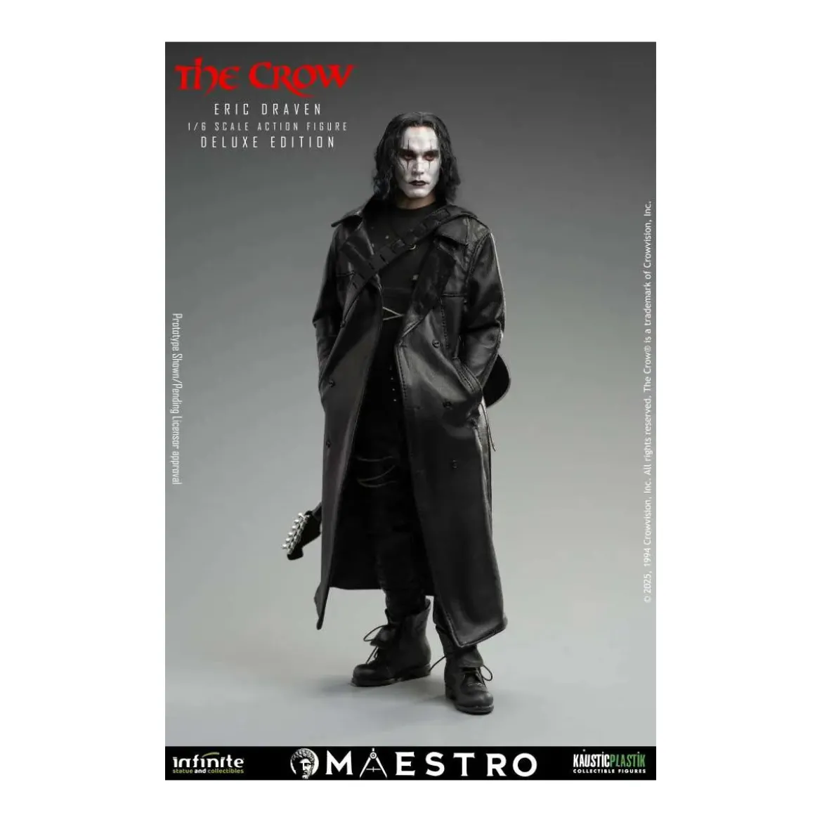 Infinite Statue X Kaustic Plastik - Maestro - Eric Draven Luxury Action Figure Deluxe Edition 1/6 - The Crow