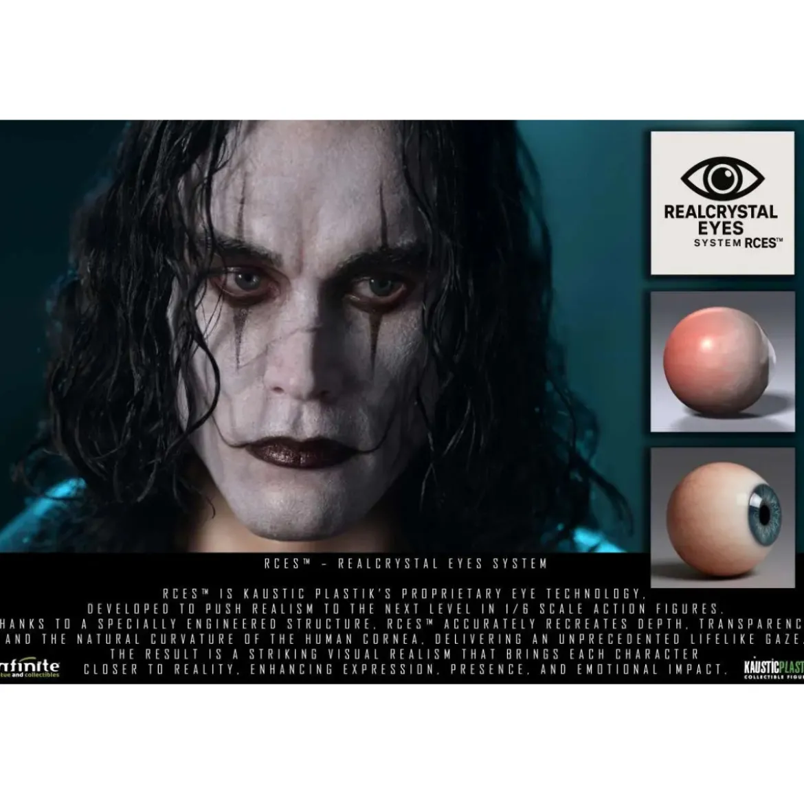 Infinite Statue X Kaustic Plastik - Maestro - Eric Draven Luxury Action Figure Deluxe Edition 1/6 - The Crow