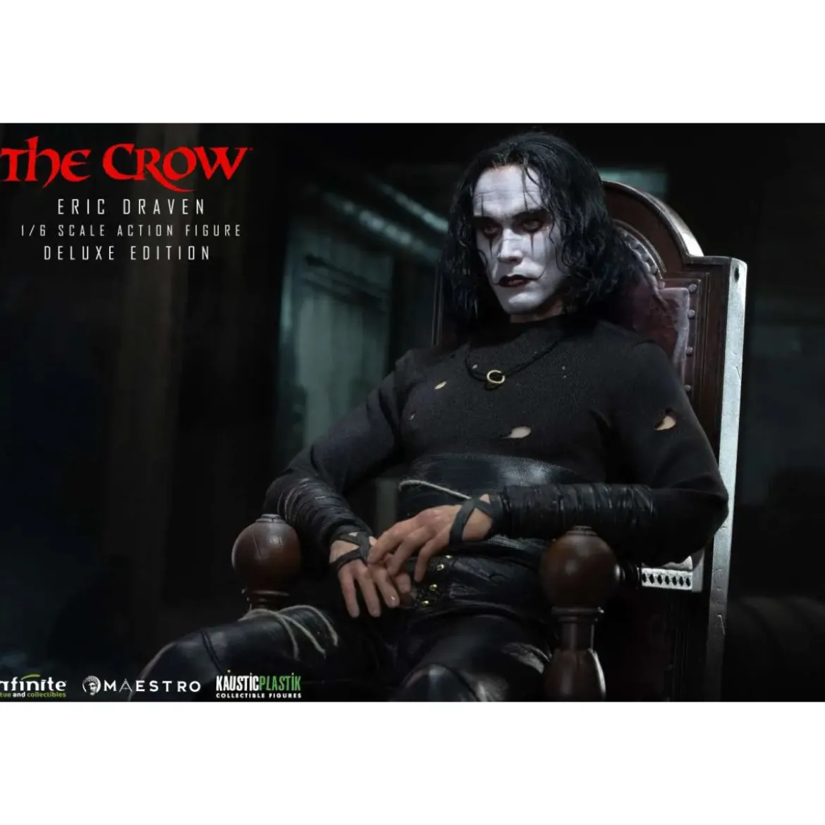 Infinite Statue X Kaustic Plastik - Maestro - Eric Draven Luxury Action Figure Deluxe Edition 1/6 - The Crow