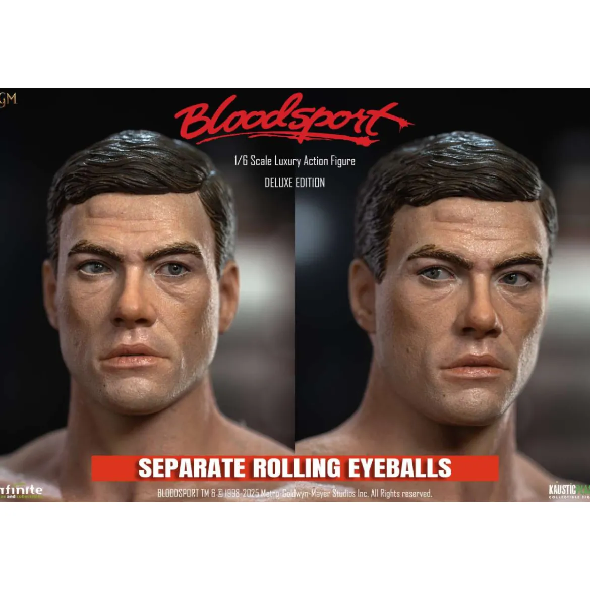 Infinite Statue X Kaustic Plastik - Frank Dux Deluxe 1/6 -Bloodsport