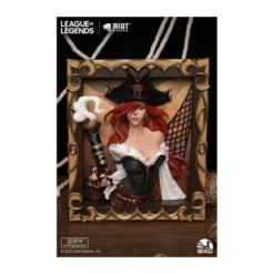 Infinity Studio - Cadre 3D The Bounty Hunter Miss Fortune - League of Legends
