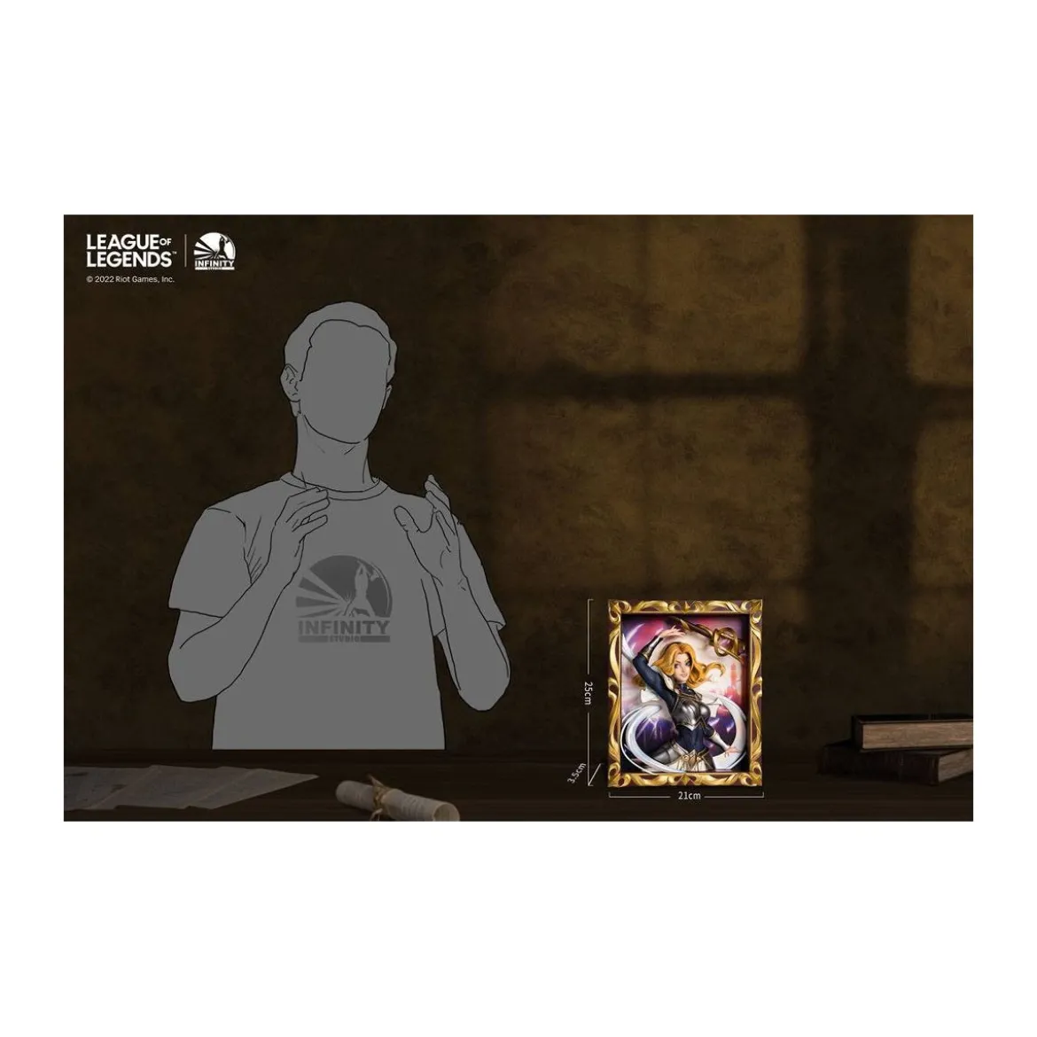 Infinity Studio - Cadre 3D The Lady of Luminosity - Lux - League of Legends