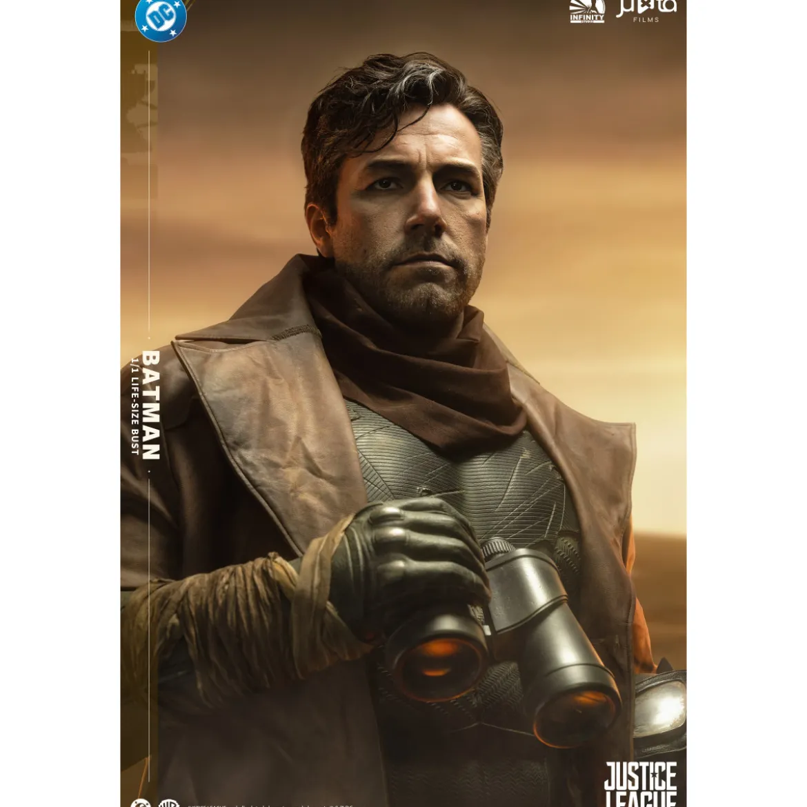 Infinity Studio × Juxta Films - "Zack Snyder’s Justice League" Knightmare Batman 1/1 Half-Scale Bust