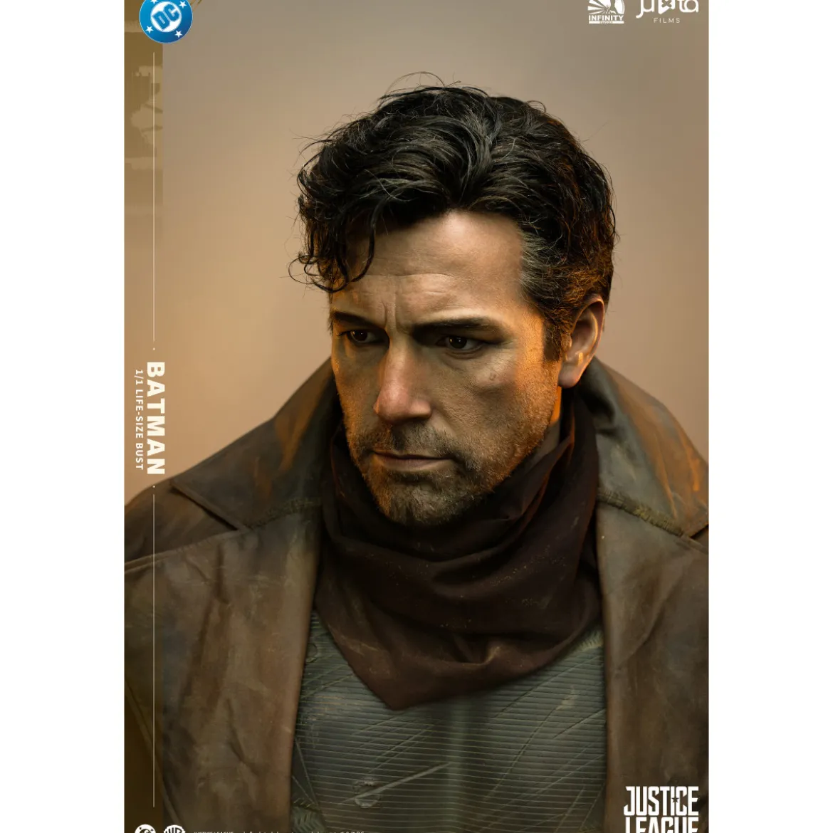 Infinity Studio × Juxta Films - "Zack Snyder’s Justice League" Knightmare Batman 1/1 Half-Scale Bust
