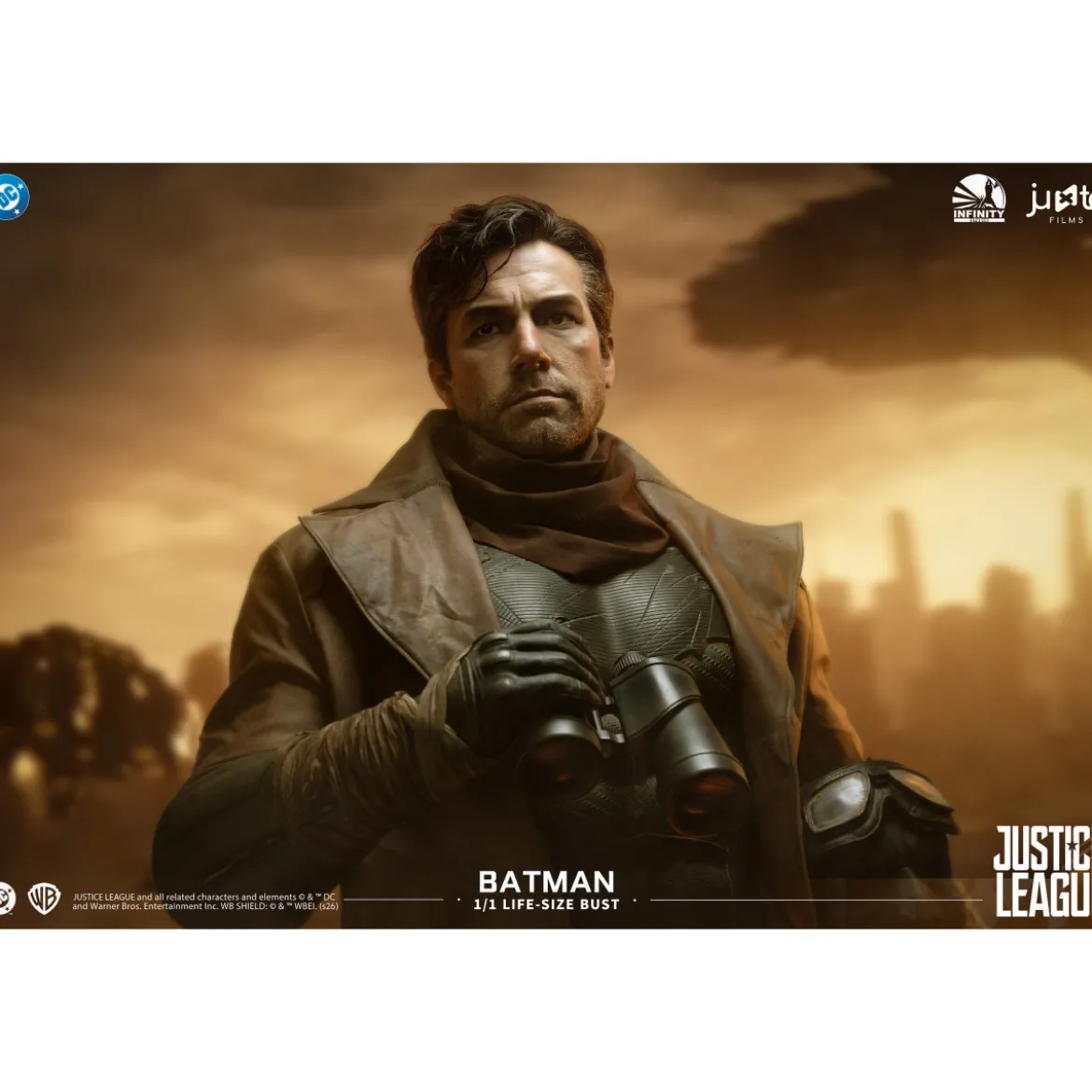 Infinity Studio × Juxta Films - "Zack Snyder’s Justice League" Knightmare Batman 1/1 Half-Scale Bust