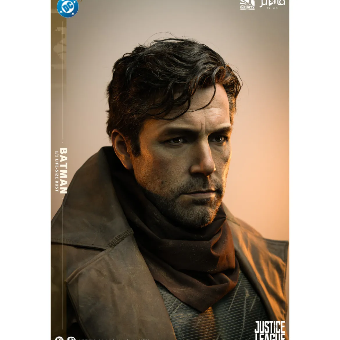 Infinity Studio × Juxta Films - "Zack Snyder’s Justice League" Knightmare Batman 1/1 Half-Scale Bust