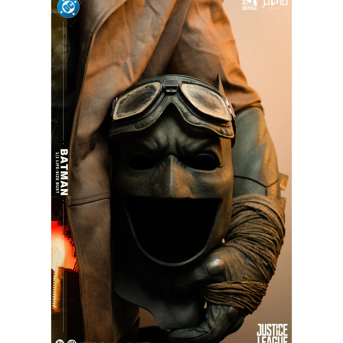 Infinity Studio × Juxta Films - "Zack Snyder’s Justice League" Knightmare Batman 1/1 Half-Scale Bust