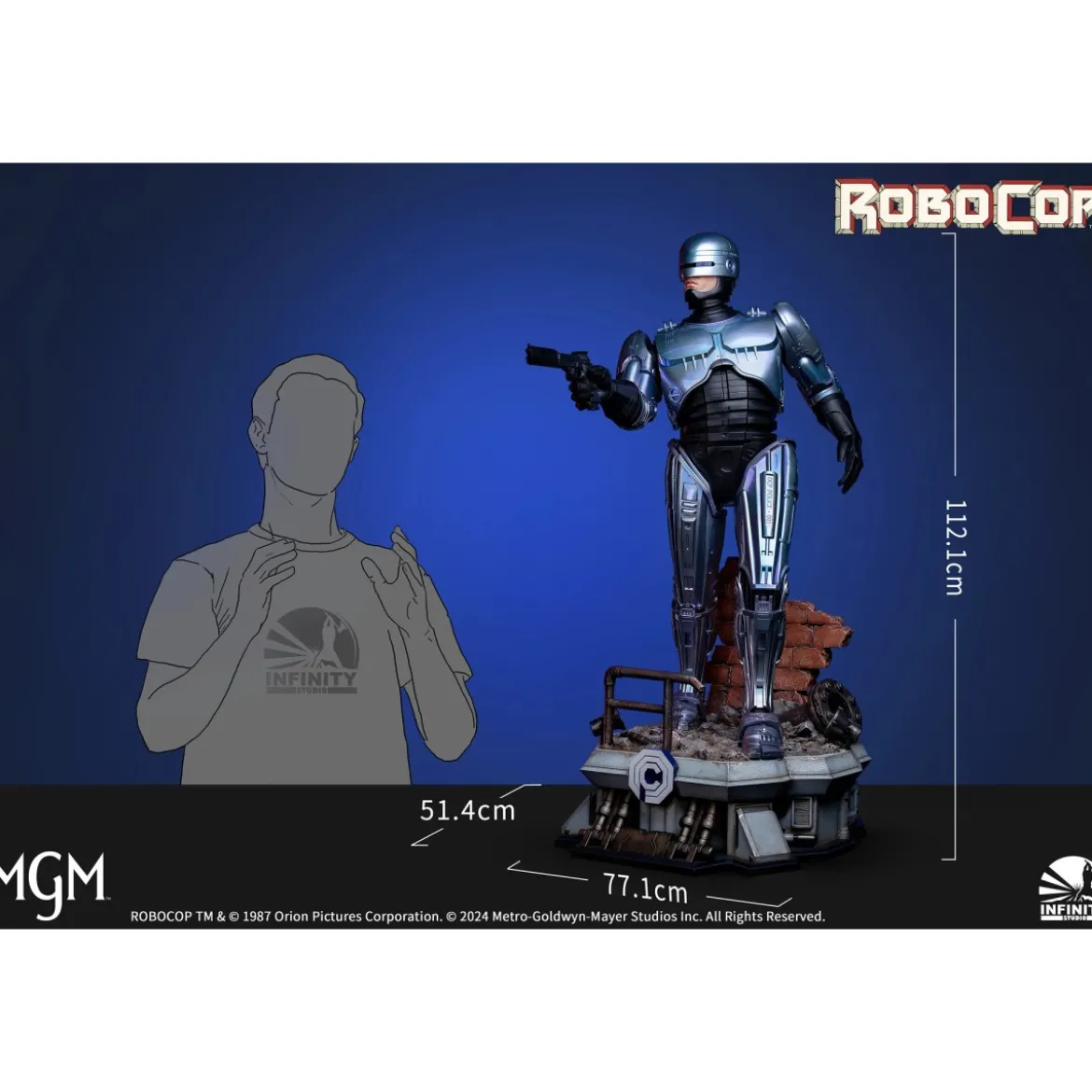 Infinity Studio - Robocop 1/2 Scale Statue Regular Version