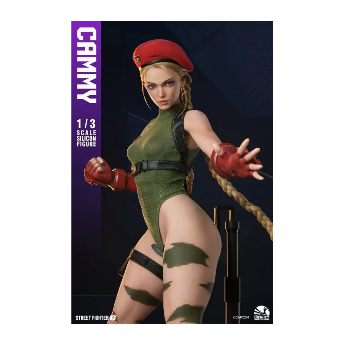 Infinity Studio - Street Fighter 6 - Full Silicone Action Figure CAMMY 1/3