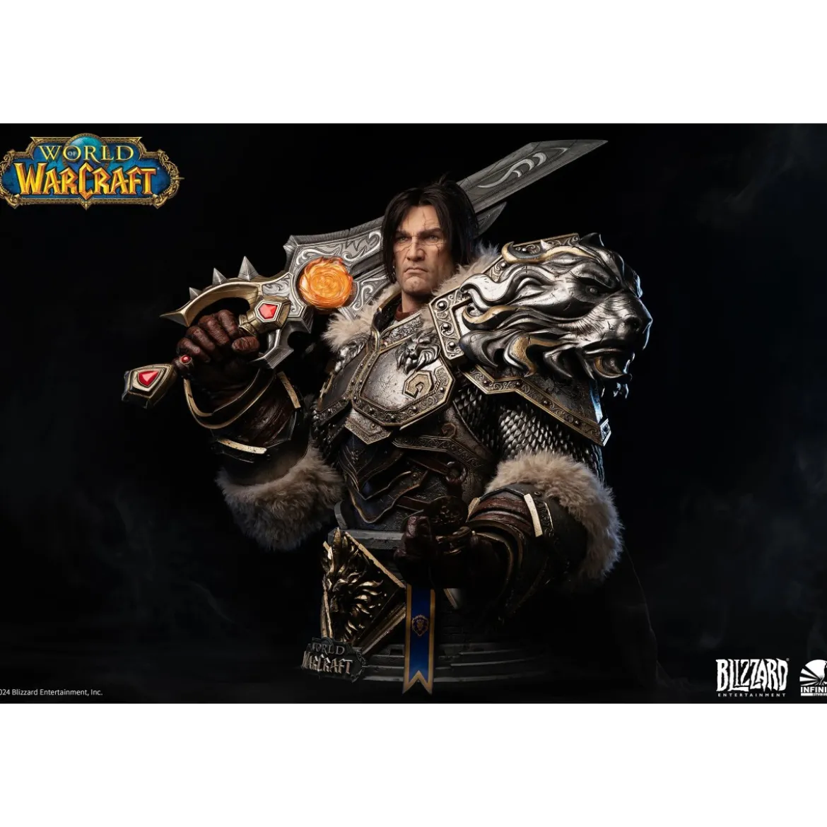 INFINITY STUDIO x BLIZZARD - Varian Wrynn - Buste 1/1 World of Warcraft