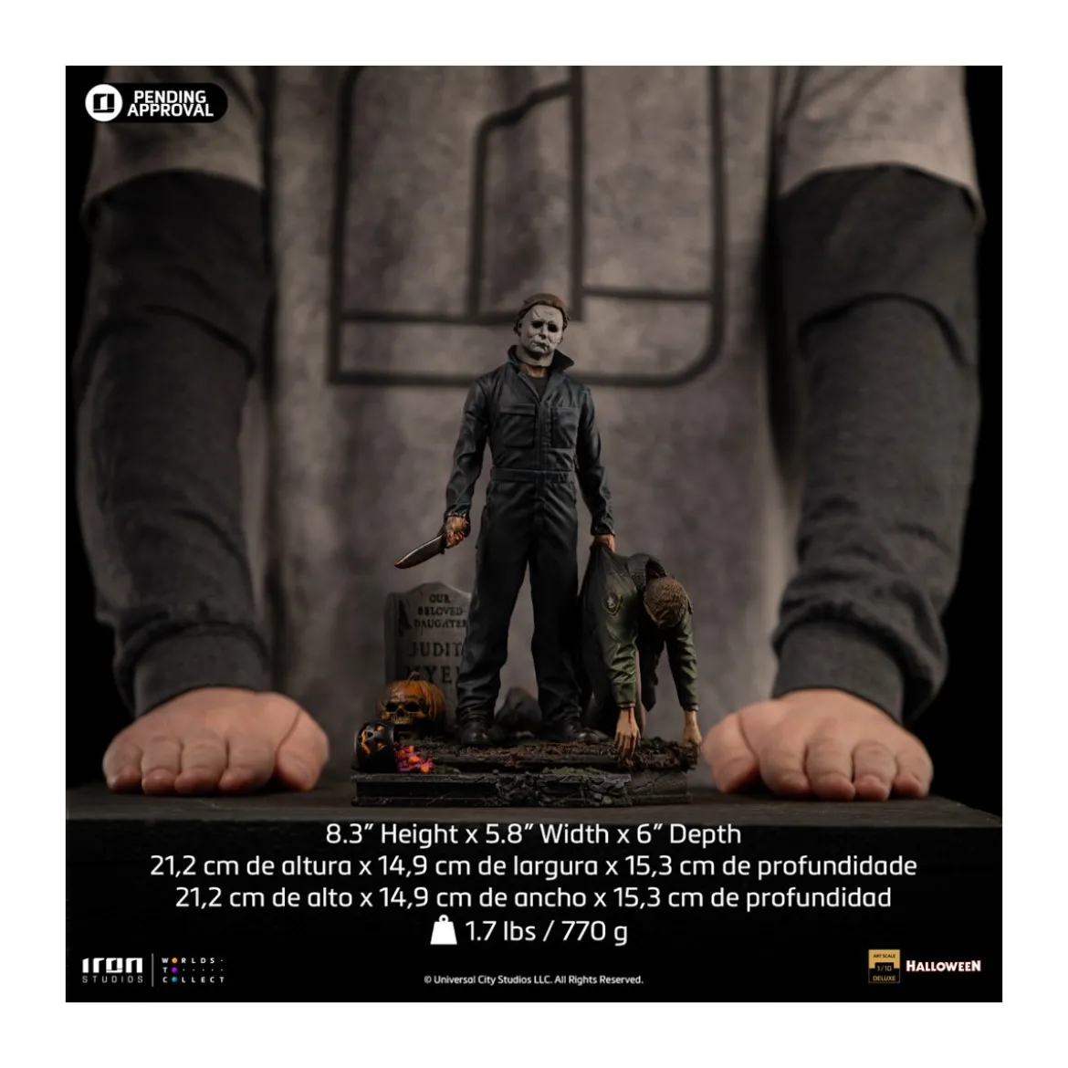 Iron Studio Horror Series - Halloween (2018) - Michael Myers Deluxe Art Scale 1/10