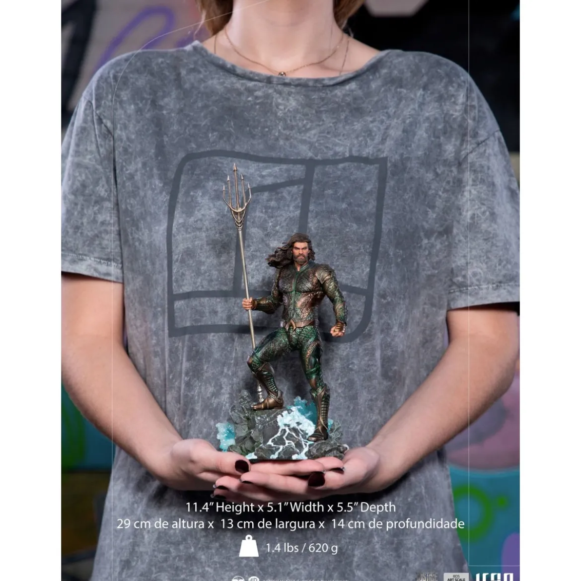 Iron Studios Aquaman Zack Snyder's Justice League - Art Scale 1/10