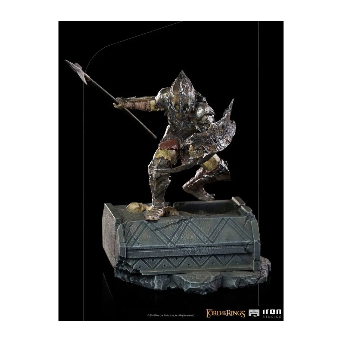 IRON STUDIOS - Armored Orc BDS Art Scale 1/10 - Lord of the Rings