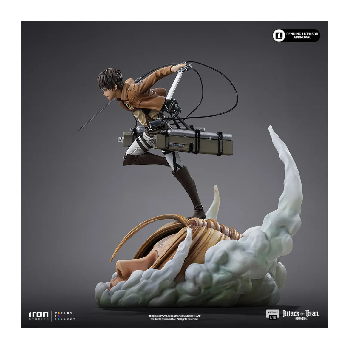 Iron Studios - Attack on Titan - Eren Yeager Art Scale 1/10 - l'Attaque des Titans