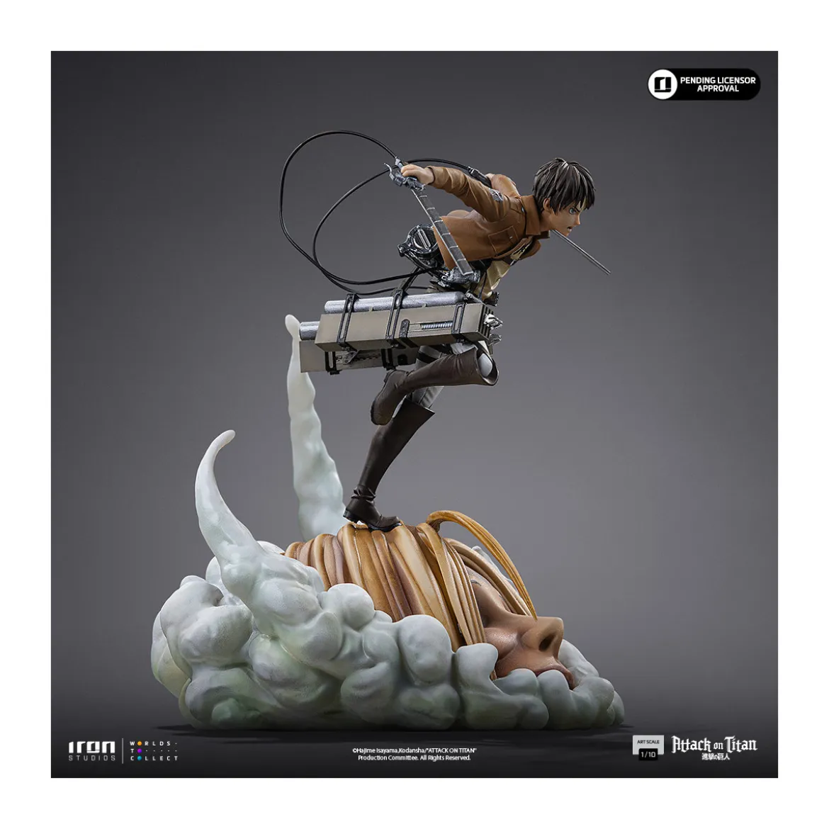 Iron Studios - Attack on Titan - Eren Yeager Art Scale 1/10 - l'Attaque des Titans