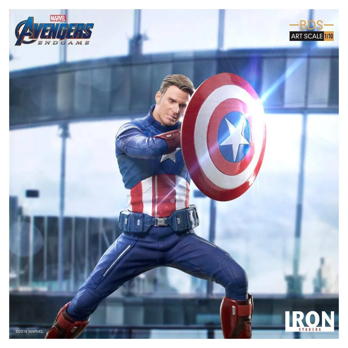 Iron Studios - BDS Art Scale 1/10 - Avengers: Endgame Captain America 2023 - 19cm