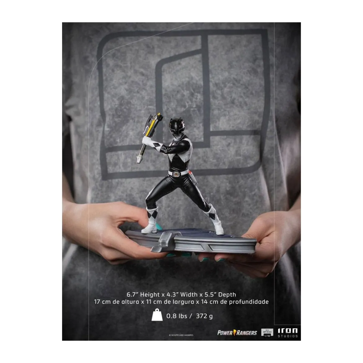 Iron Studios - Black Ranger - Power Rangers BDSArt Scale 1/10
