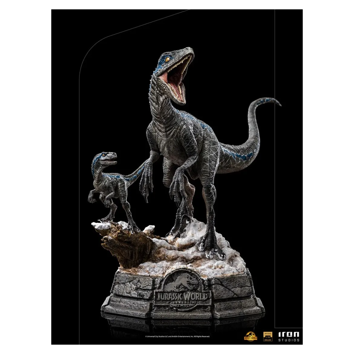 Iron Studios - Blue & Beta - Jurassic World Dominion 1/10 Deluxe Art Scale