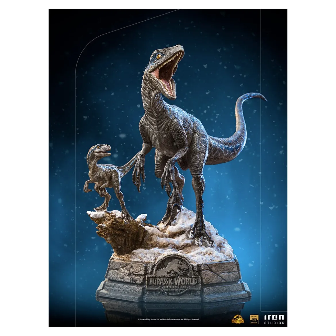 Iron Studios - Blue & Beta - Jurassic World Dominion 1/10 Deluxe Art Scale