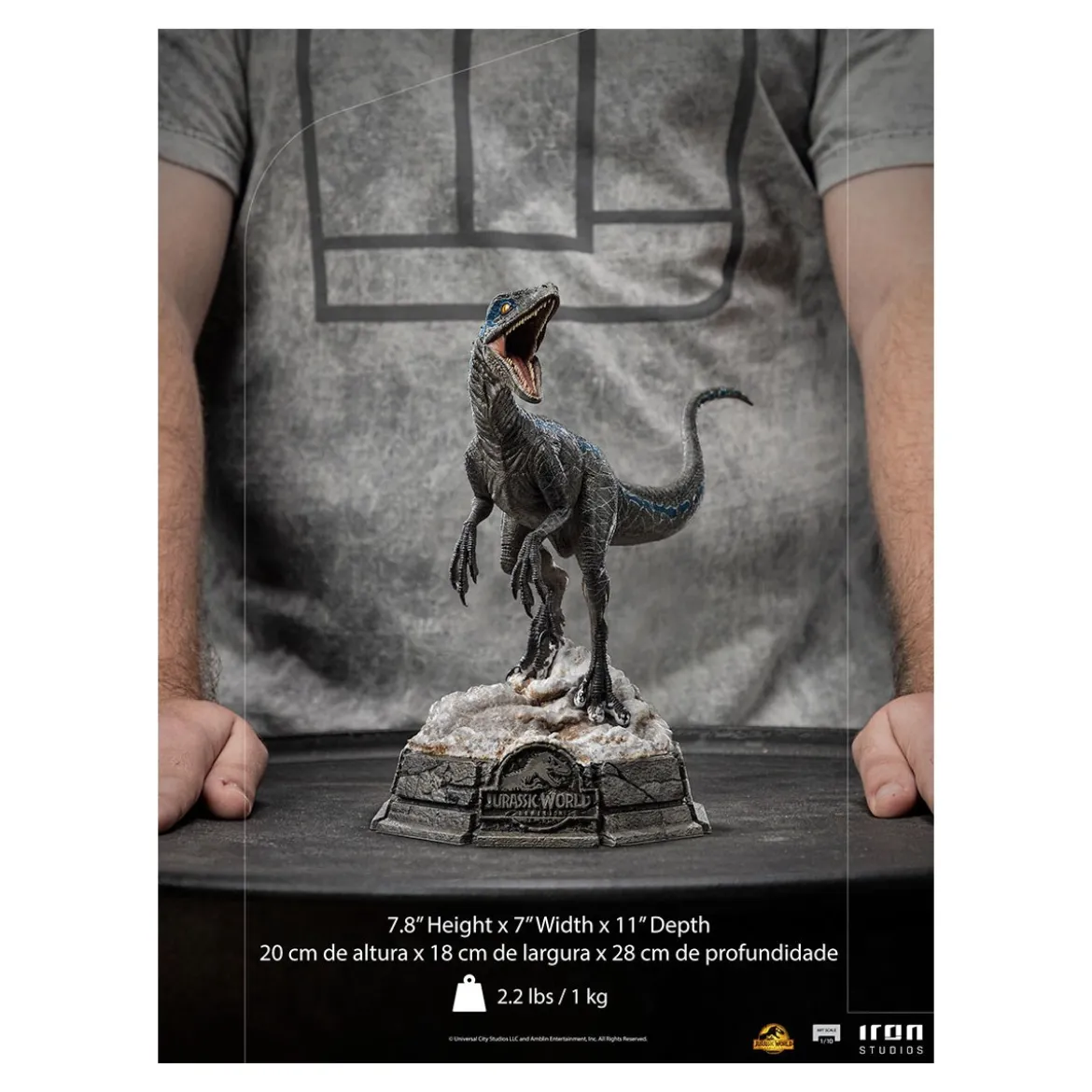 Iron Studios - Blue - Jurassic World Dominion 1/10 Bds Art Scale