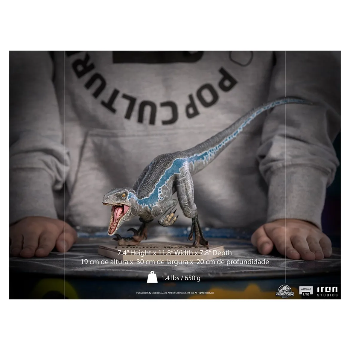 Iron Studios - Blue - Jurassic World Fallen Kingdom 1/10 BDS Art Scale