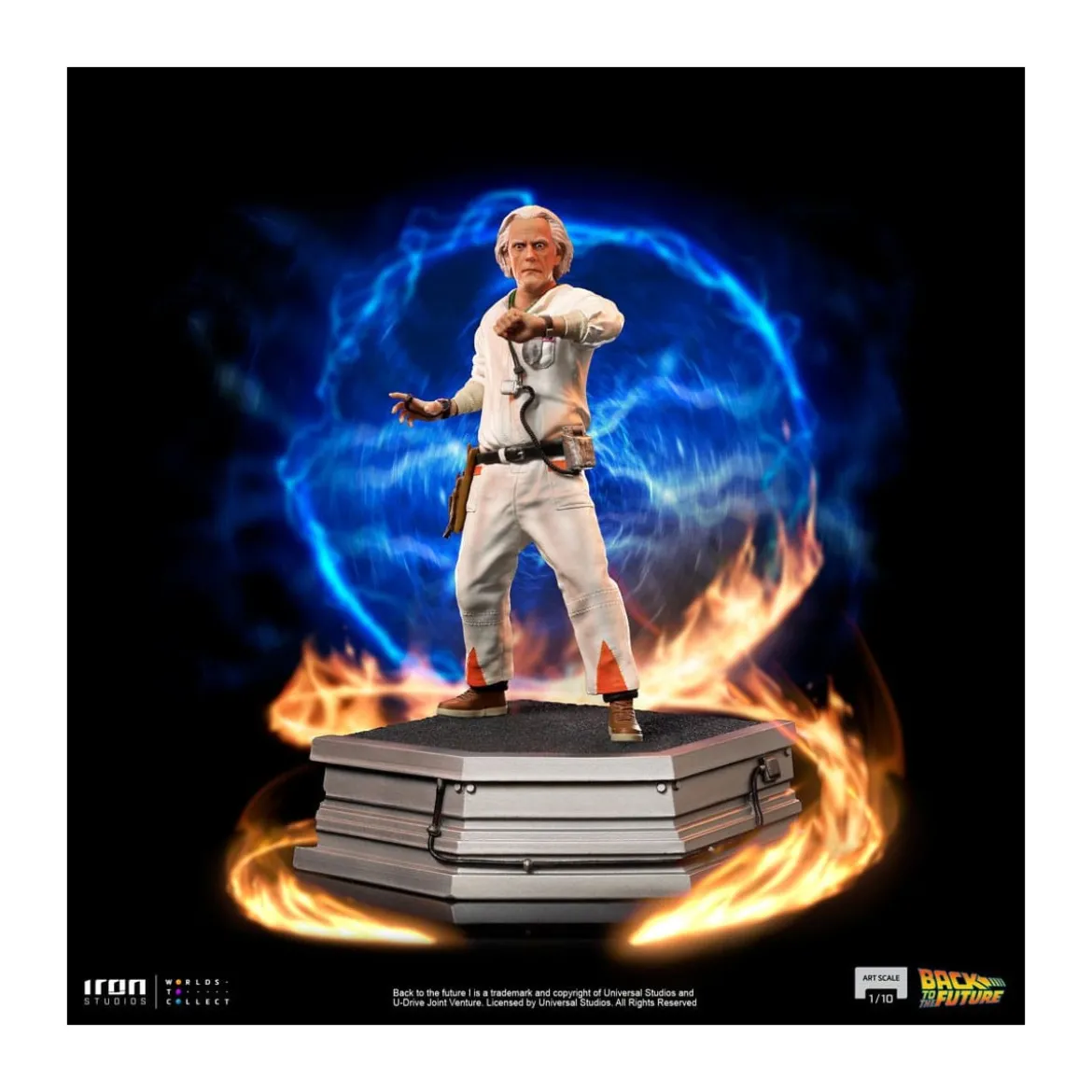 Iron Studios - BTTF - Doc Brown Back to the Future - BDS Art Scale