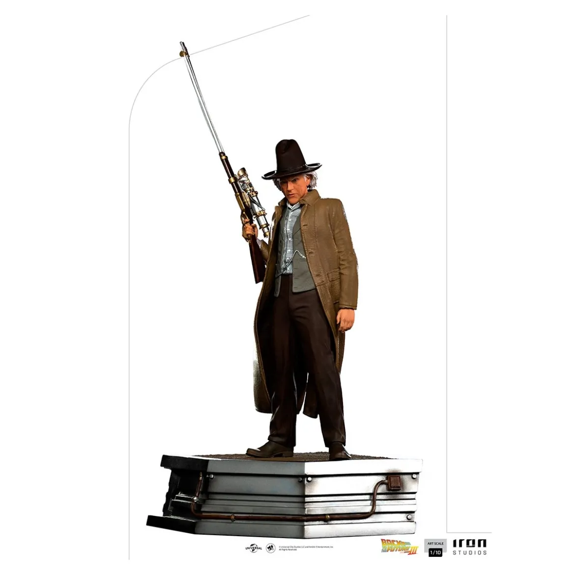 Iron Studios - BTTF 3 - Doc Brown Back to the Future Part III - BDS Art Scale