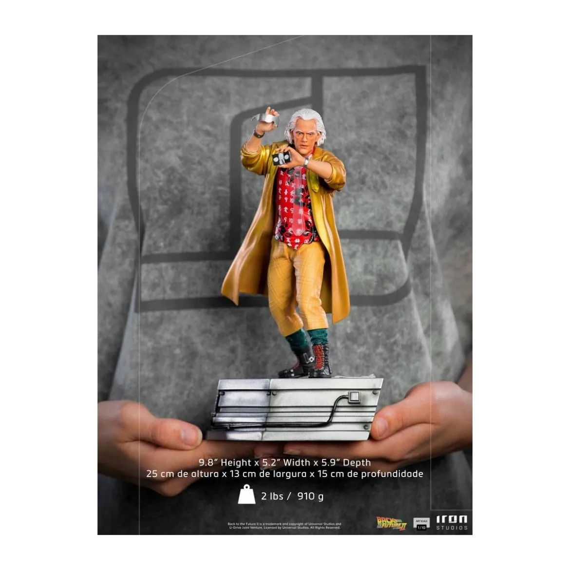 Iron Studios - BTTF 2 - Doc Brown Back to the Future Part II - BDS Art Scale