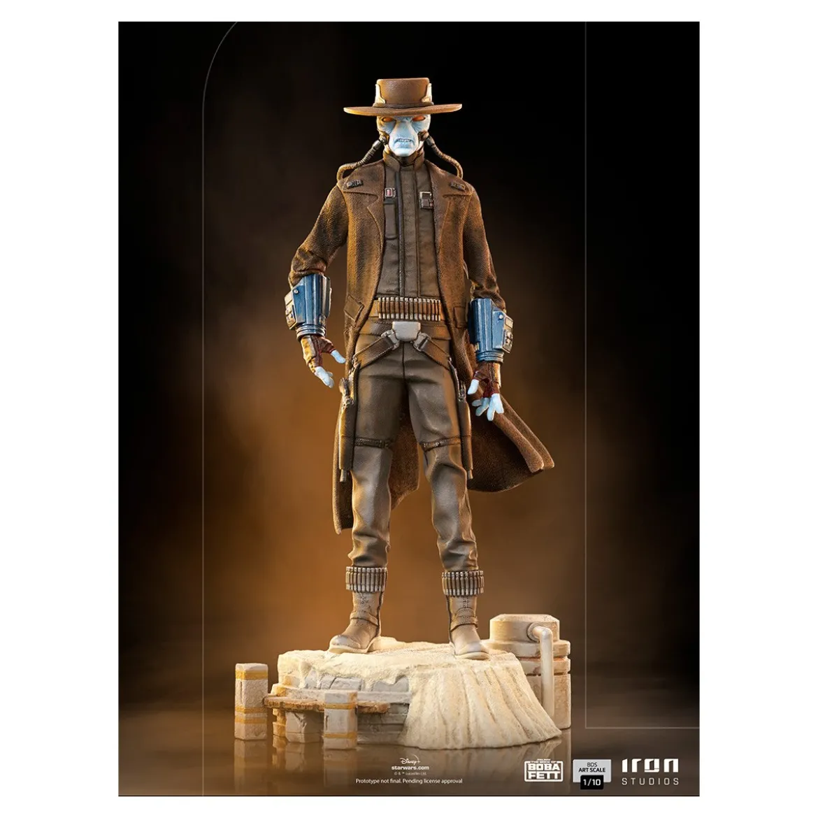 IRON STUDIOS - Cad Bane BDS Art Scale 1/10 - Star Wars The Book of Boba Fett