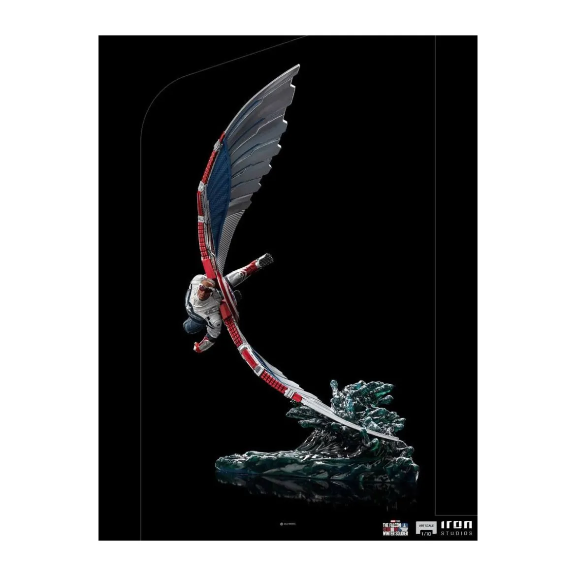 Iron Studios - Captain America Sam Wilson Deluxe - The Falcon and The Winter Soldier statuette 1/10 Art Scale