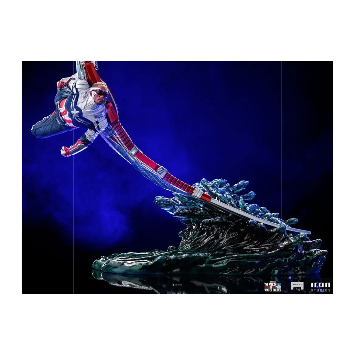 Iron Studios - Captain America Sam Wilson Deluxe - The Falcon and The Winter Soldier statuette 1/10 Art Scale