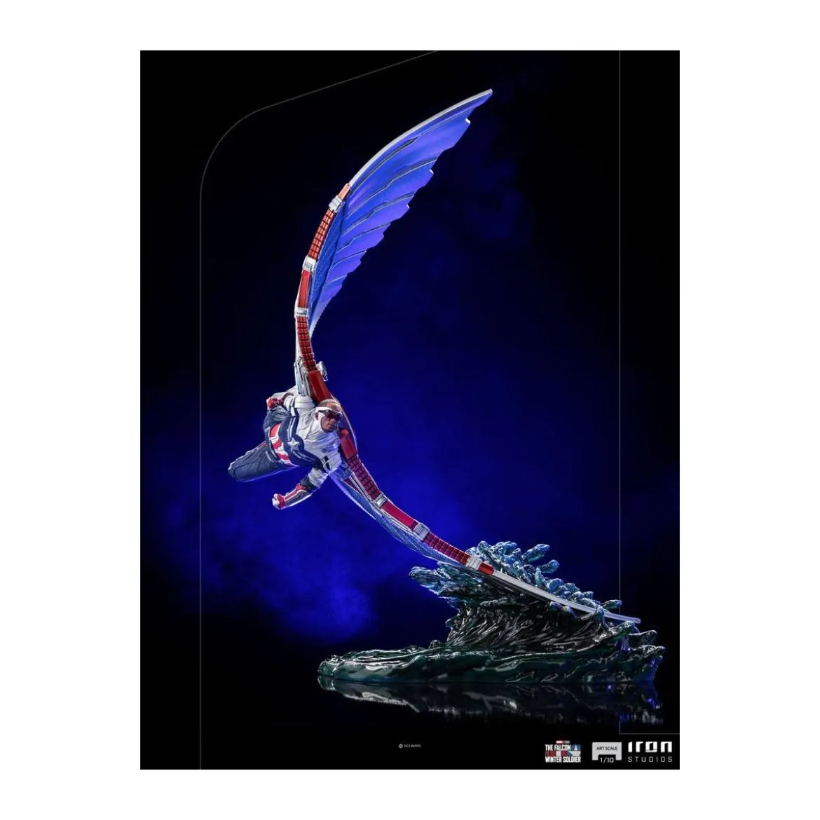 Iron Studios - Captain America Sam Wilson Deluxe - The Falcon and The Winter Soldier statuette 1/10 Art Scale