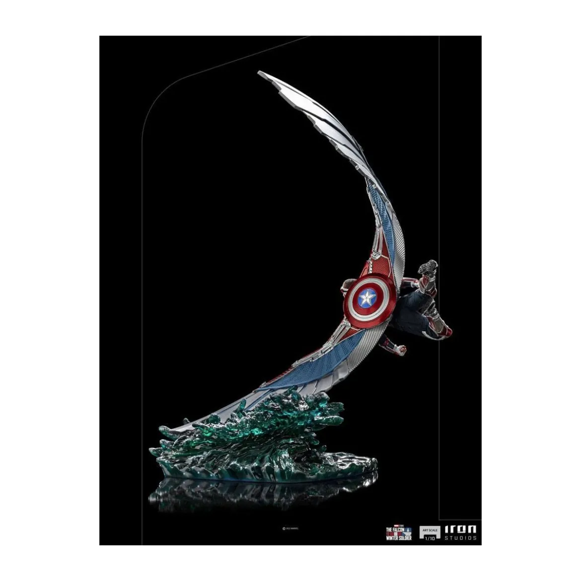 Iron Studios - Captain America Sam Wilson Deluxe - The Falcon and The Winter Soldier statuette 1/10 Art Scale