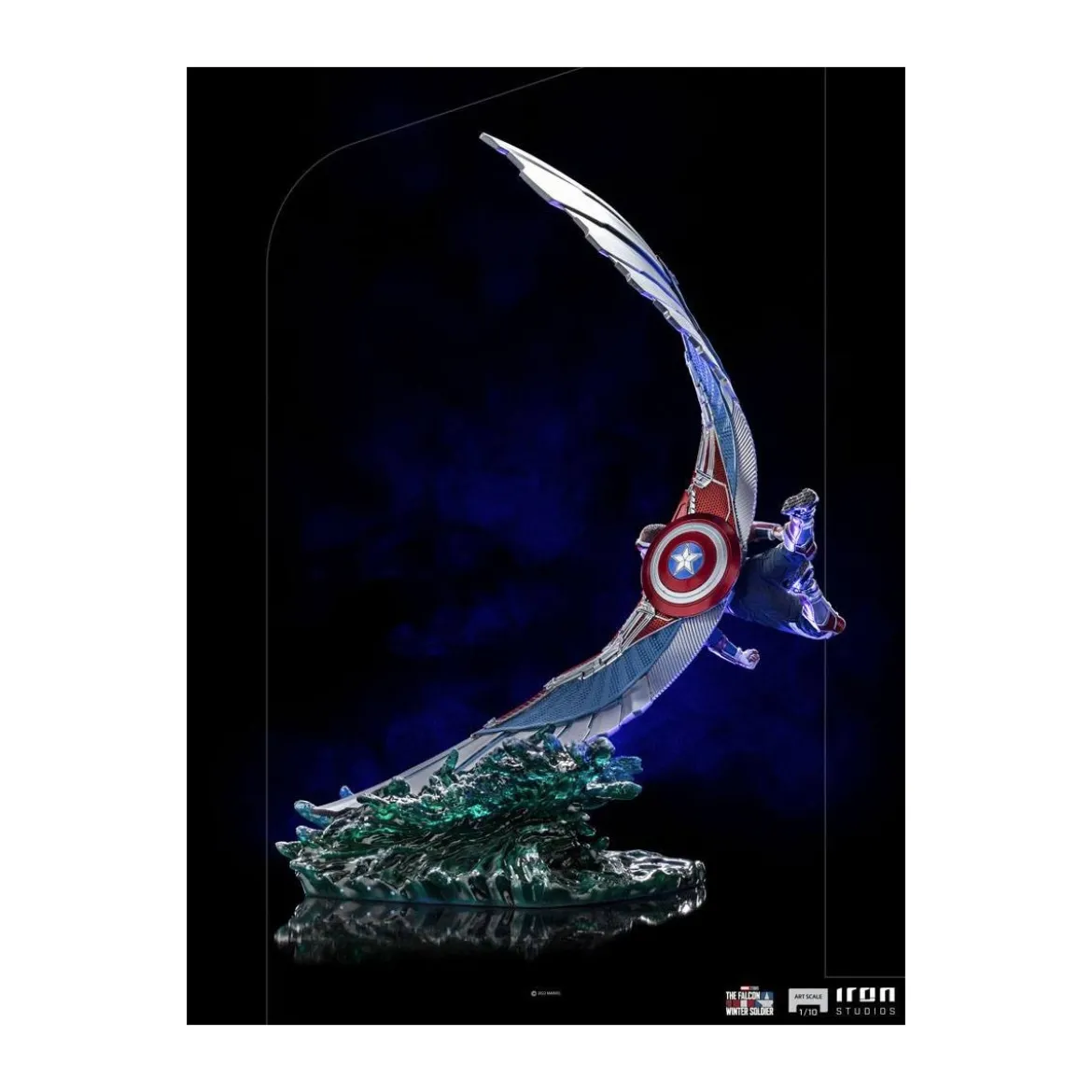 Iron Studios - Captain America Sam Wilson Deluxe - The Falcon and The Winter Soldier statuette 1/10 Art Scale