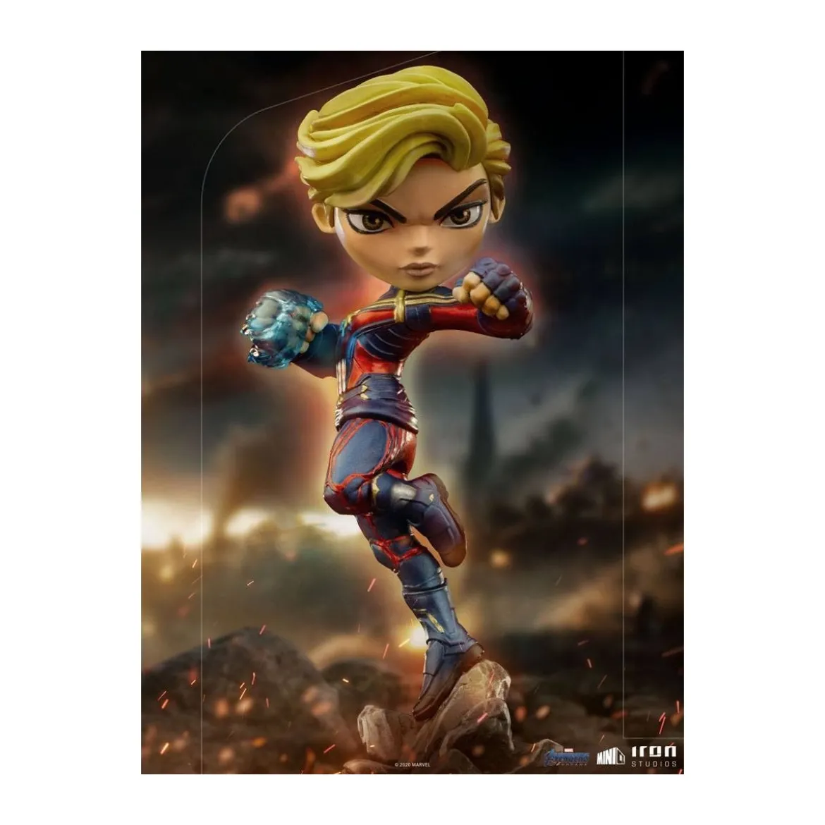 Iron Studios -Captain Marvel - Mini Co.Heroes PVC